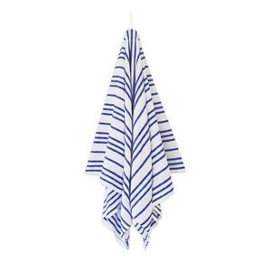 Las Bayadas - Blue & White Striped Beach Blanket (BRAND NEW)